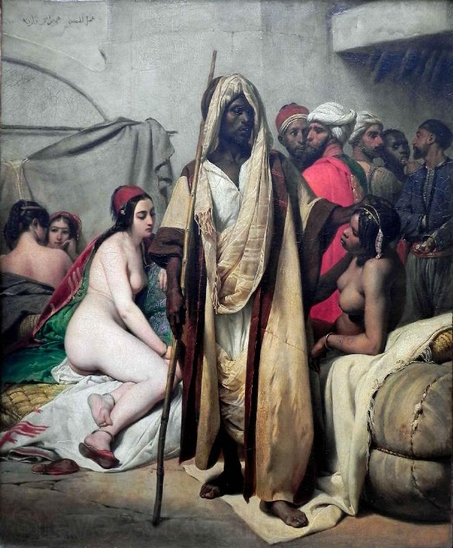 Horace Vernet Slave Market France oil painting art
